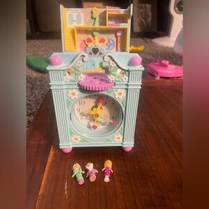 Polly Pocket 1991 Fun Time Bluebird Clock